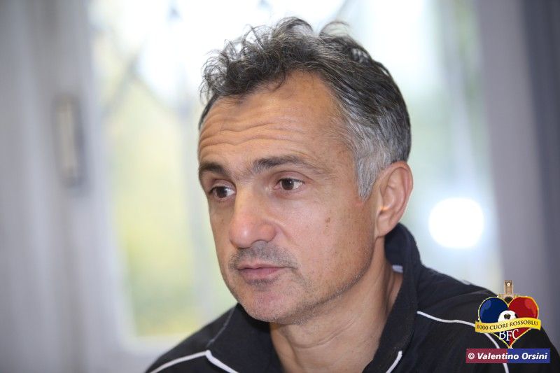 Il coach della Virtus Pallacanestro Bologna in conferenza stampa